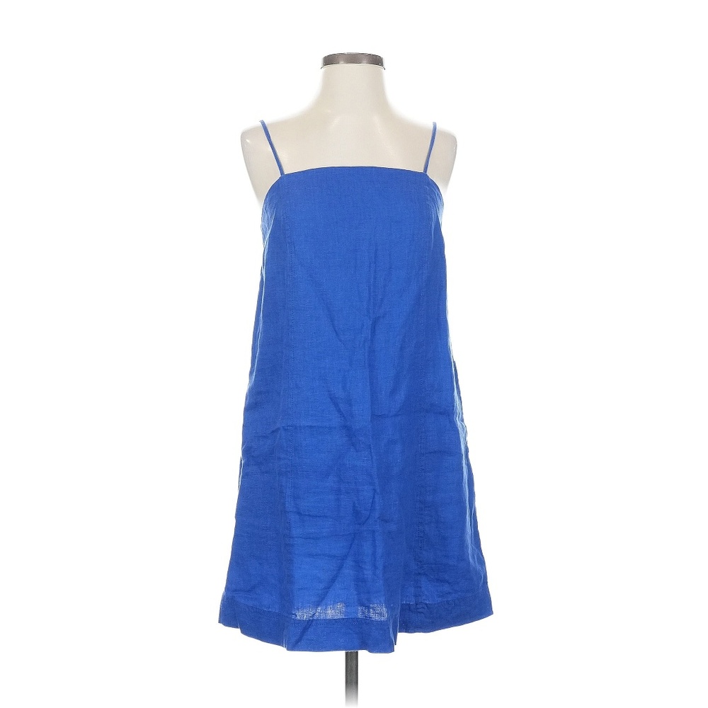 Madewell Blue Linen Dress